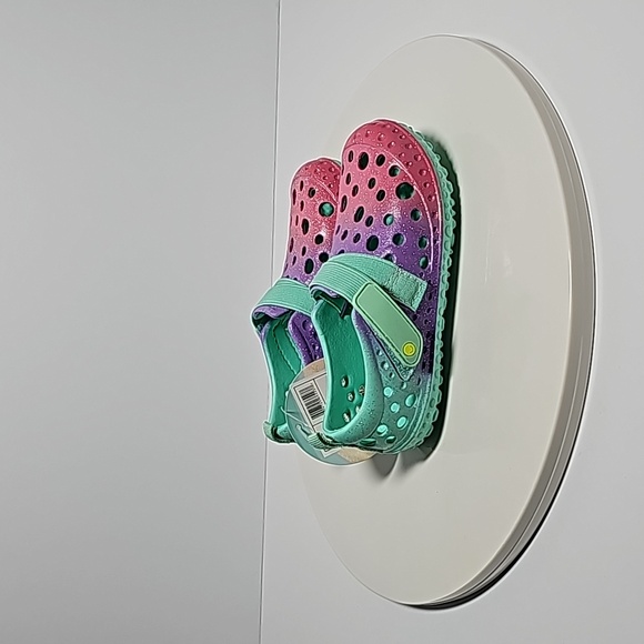 Western Chief Surfer Ombre Clogs Water Shoes Sandals Recess Colorful Glitter 9 - Picture 4 of 12